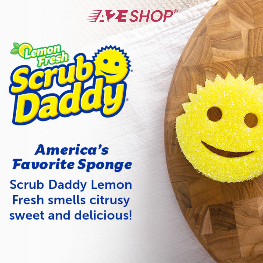 Bọt biển Scrub Daddy hương Chanh