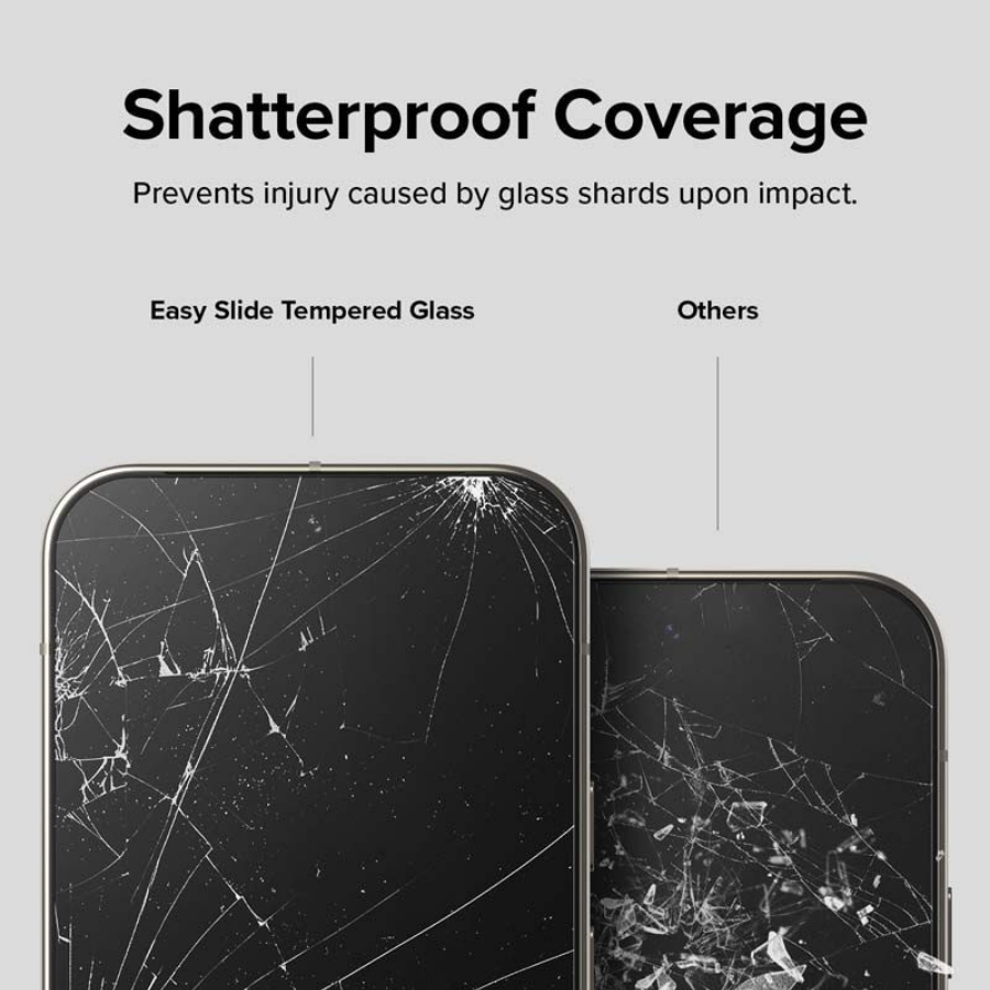 Ringke Easy Slide Tempered Glass – Pixel 10 Pro XL/9 Pro XL
