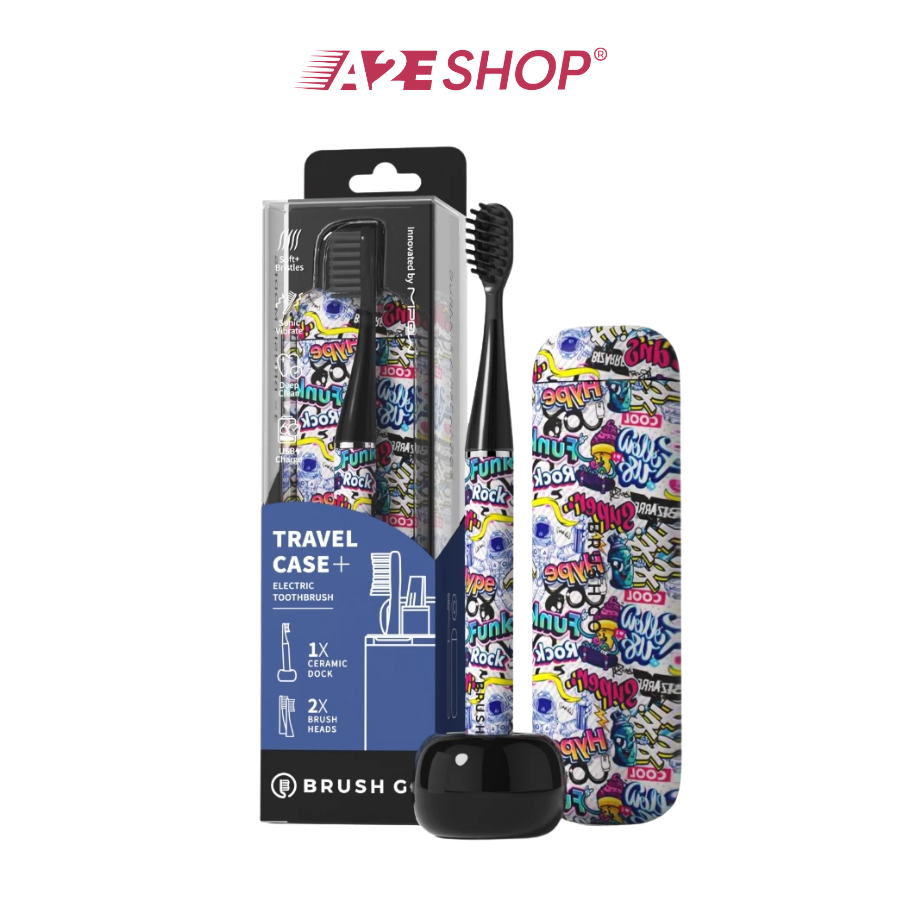 Mipow i4 Slim Sonic Electric Toothbrush Set – Dual-Clean System, 60-Day Battery, Ceramic Holder