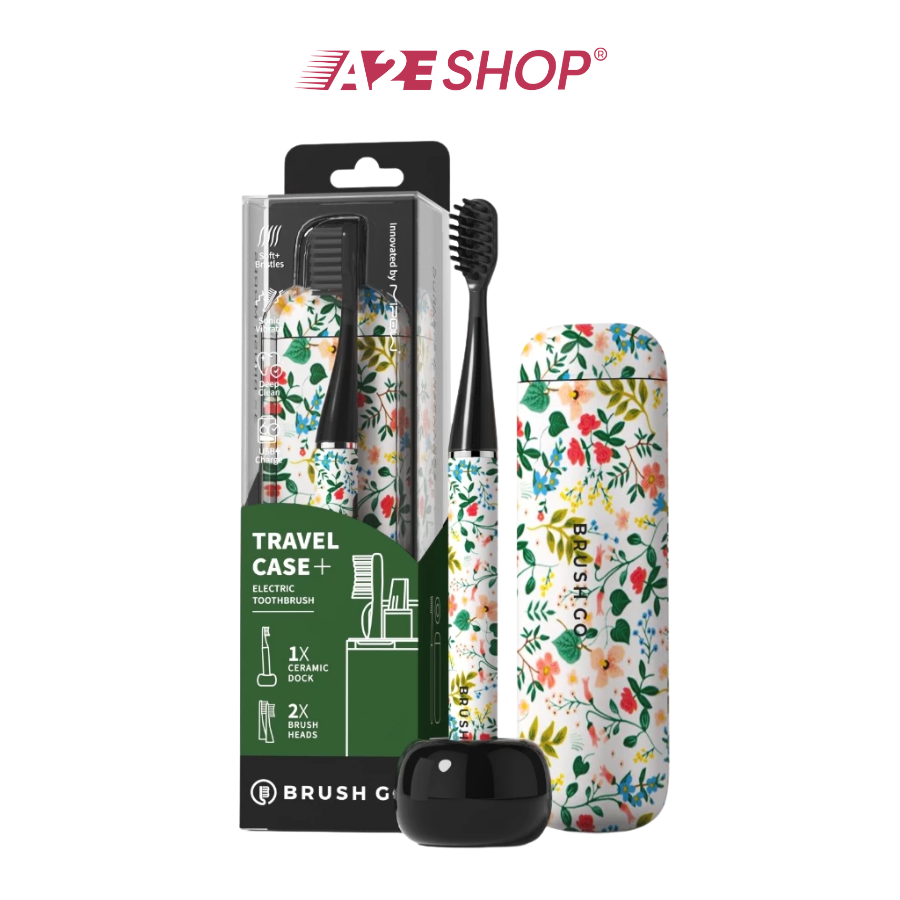 Mipow i4 Slim Sonic Electric Toothbrush Set – Dual-Clean System, 60-Day Battery, Ceramic Holder