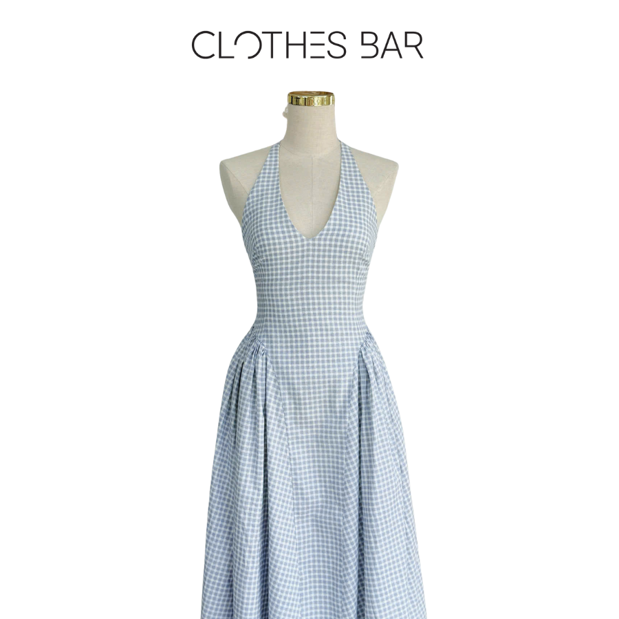 Clotherbar Karolin Dress – Grey Gingham
