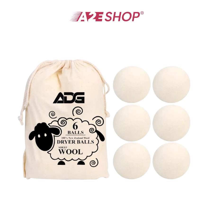 Wool Dryer Balls | Softens Fabric, Speeds Drying, Reduces Static, Deodorizes, Reusable