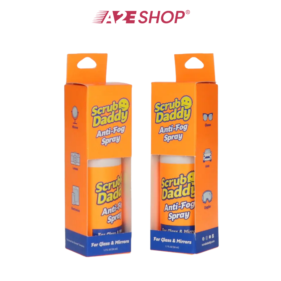 Scrub Daddy Anti-Fog Spray 50ml | Anti-Mist Glass & Mirror Coating