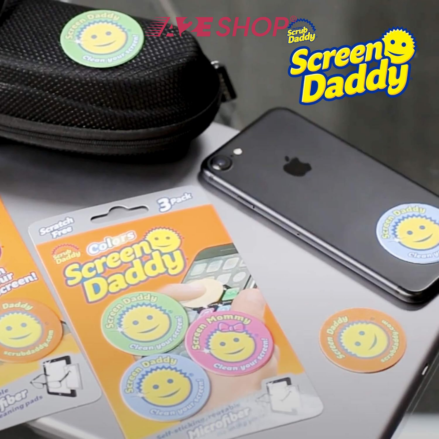 Screen Daddy Colors Microfiber Cloth | For Phones, iPads, Glasses & Screens