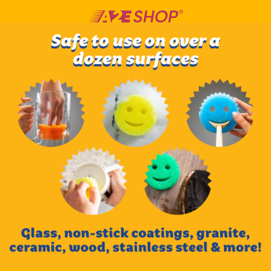 [Value Set] 4-Pack Scrub Daddy Sponges | Multi-Color