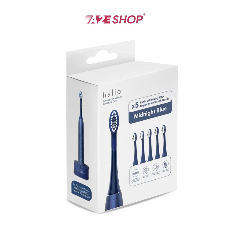 Halio Sonic Whitening Electric Toothbrush Heads - Multiple colors