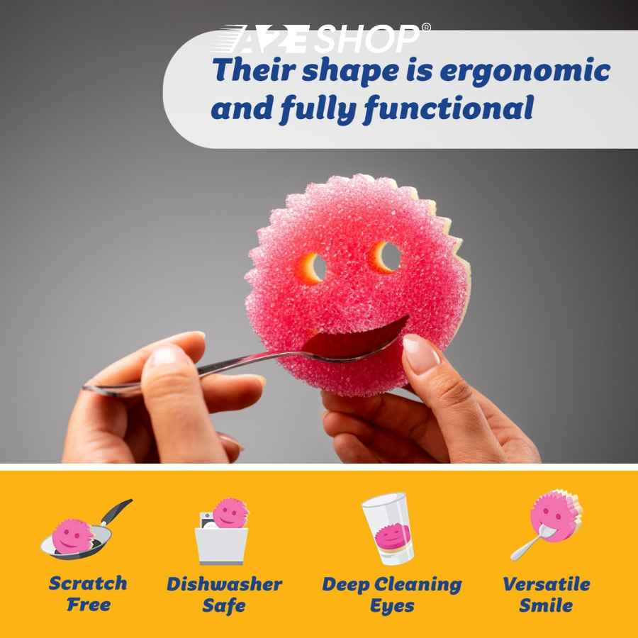 [Value Set] 4-Pack Scrub Daddy Sponges | Multi-Color