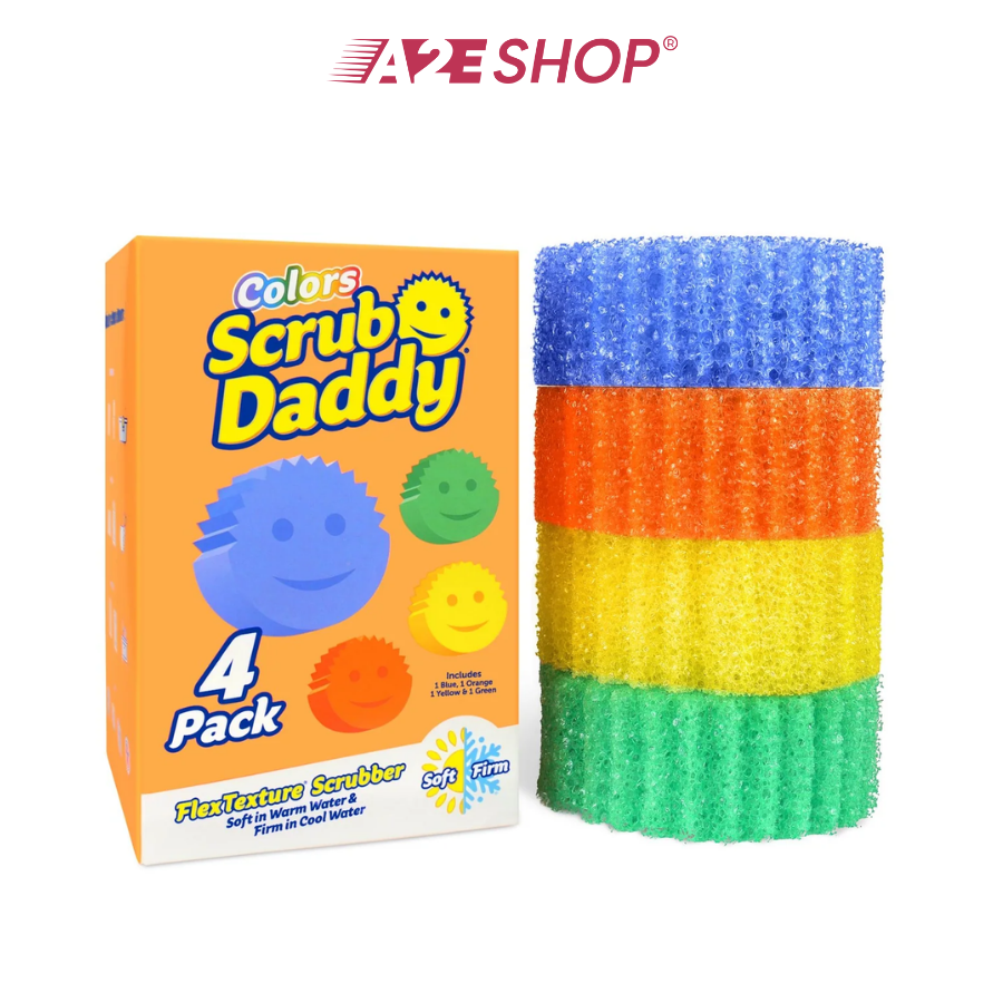 [Value Set] 4-Pack Scrub Daddy Sponges | Multi-Color