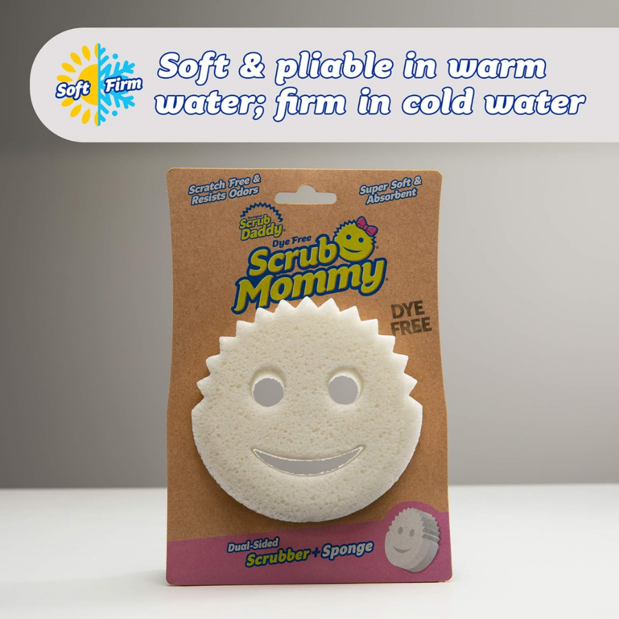 Scrub Mommy Dye-Free Dual-Sided Sponge