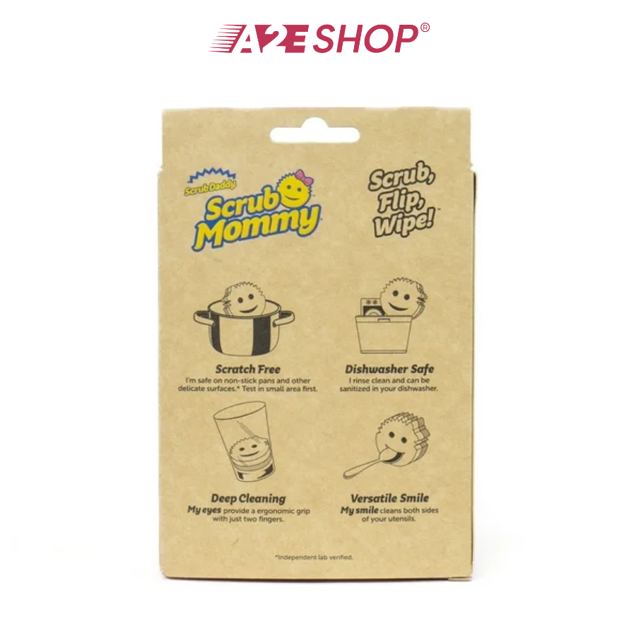 Scrub Mommy Dye-Free Dual-Sided Sponge
