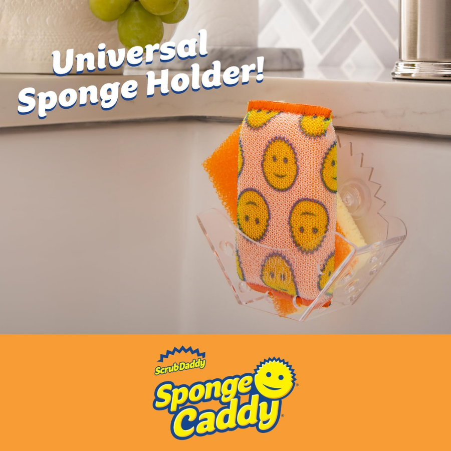 Sponge Caddy Holder | Space-Saving Organizer for Kitchen & Bathroom