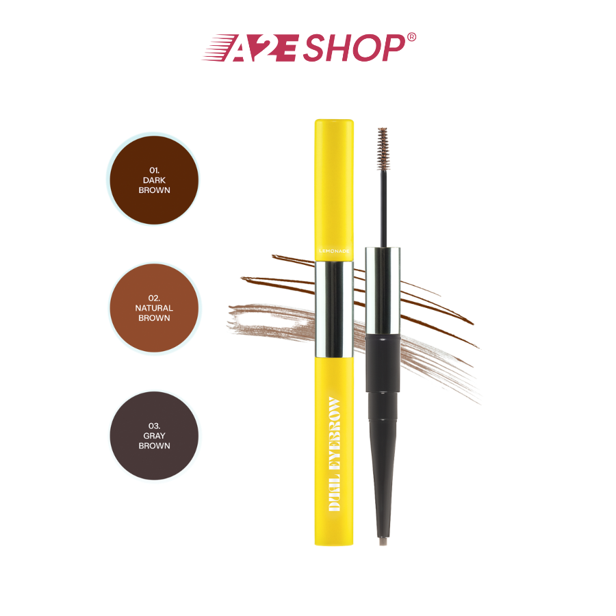 Lemonade Dual Eyebrow Pencil – 2-in-1 Precision