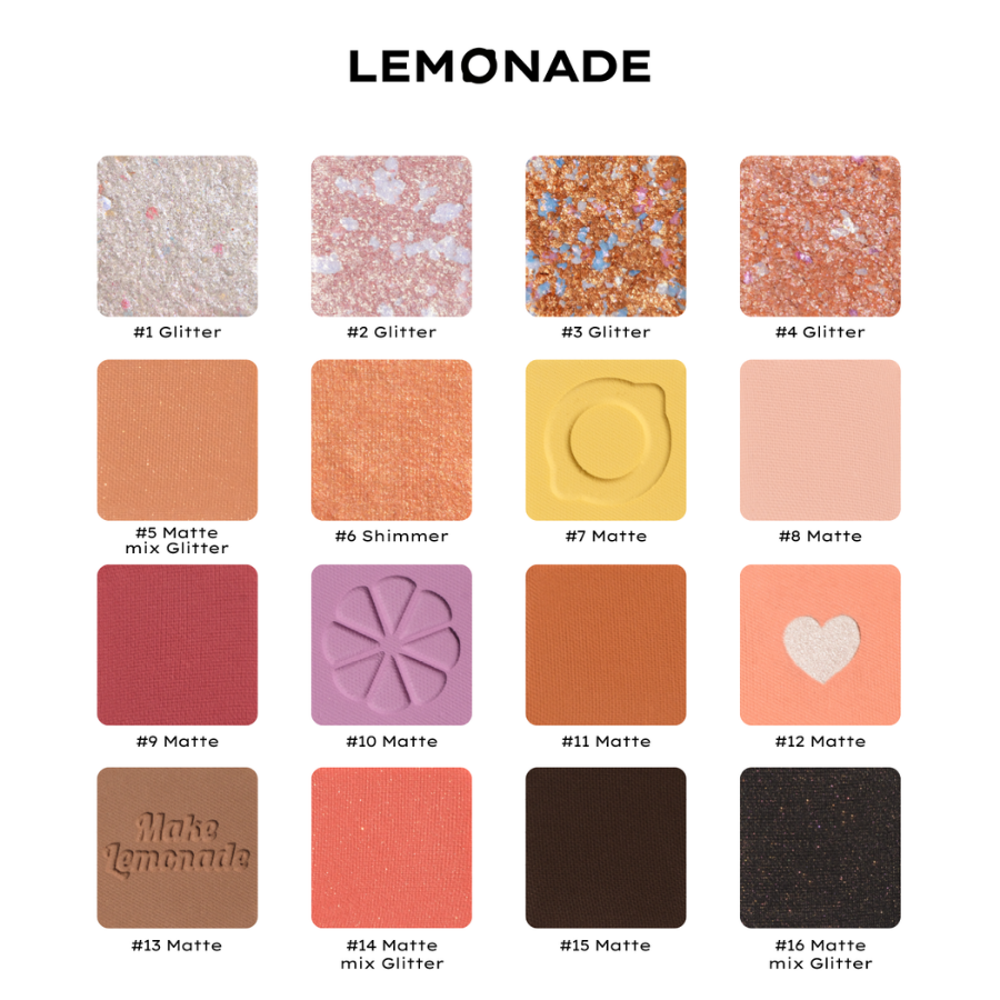 Lemonade Aesthetic Eyeshadow Palette V2 – Everyday Glam