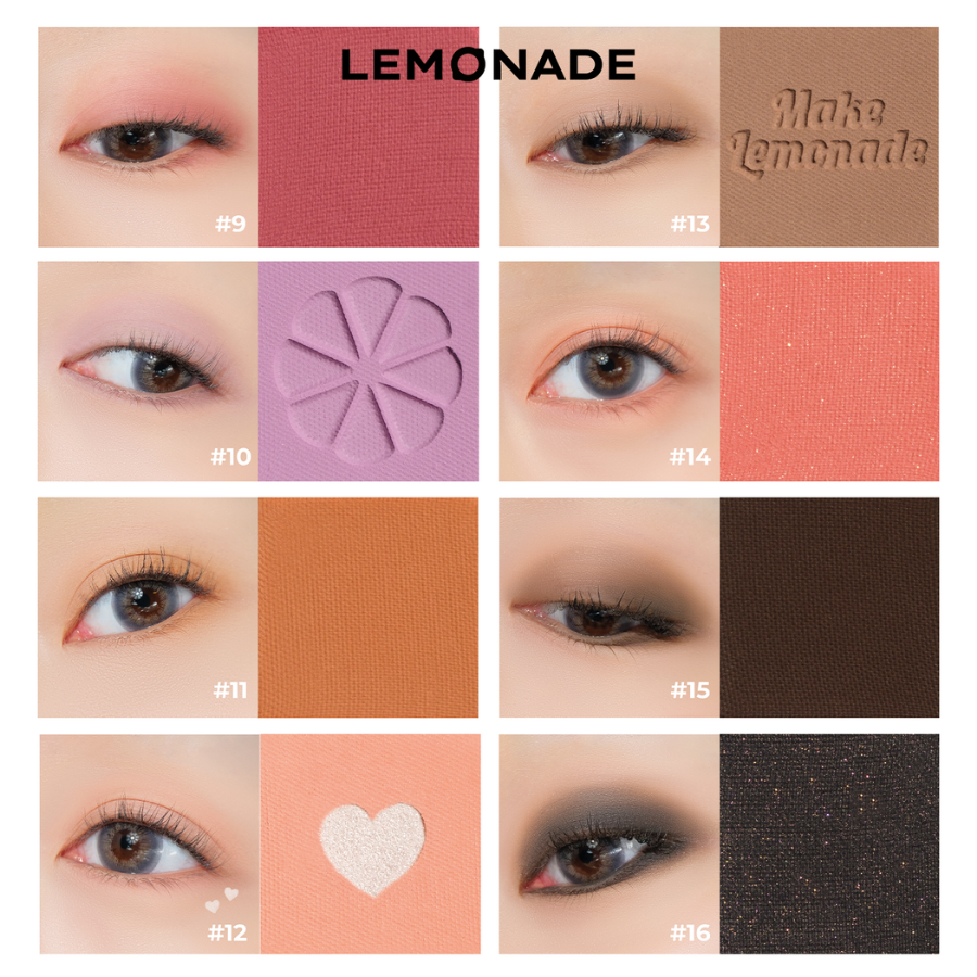 Lemonade Aesthetic Eyeshadow Palette V2 – Everyday Glam