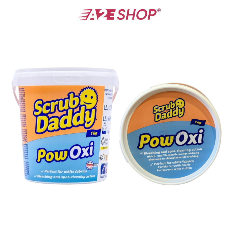 Scrub Daddy PowOxi White Zone 1kg | Oxygen-Powered Stain Remover
