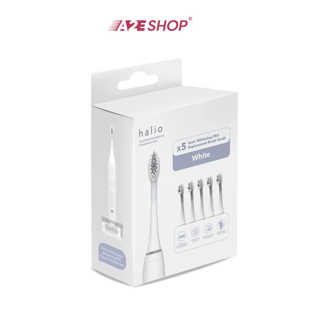 Halio Sonic Whitening Electric Toothbrush Heads - Multiple colors