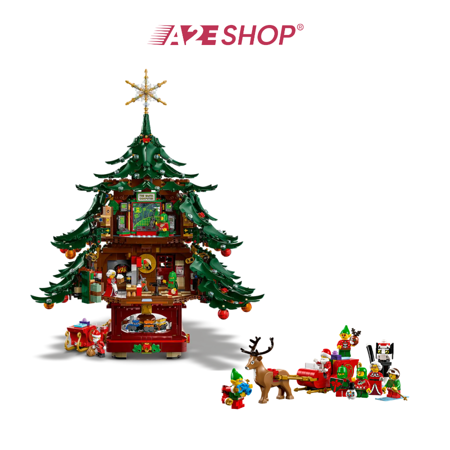 LEGO Family Christmas Tree – 2-in-1 Holiday Tree Set (3171 pieces)