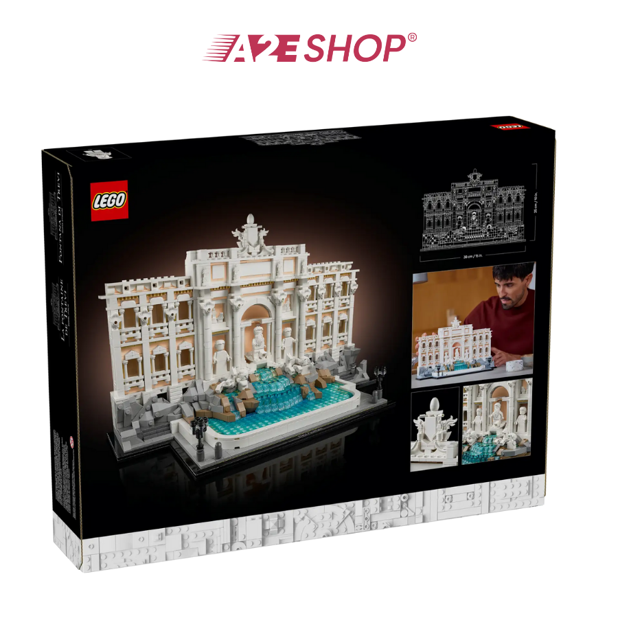 LEGO Architecture Trevi Fountain – Iconic Rome Landmark (1880 pieces)