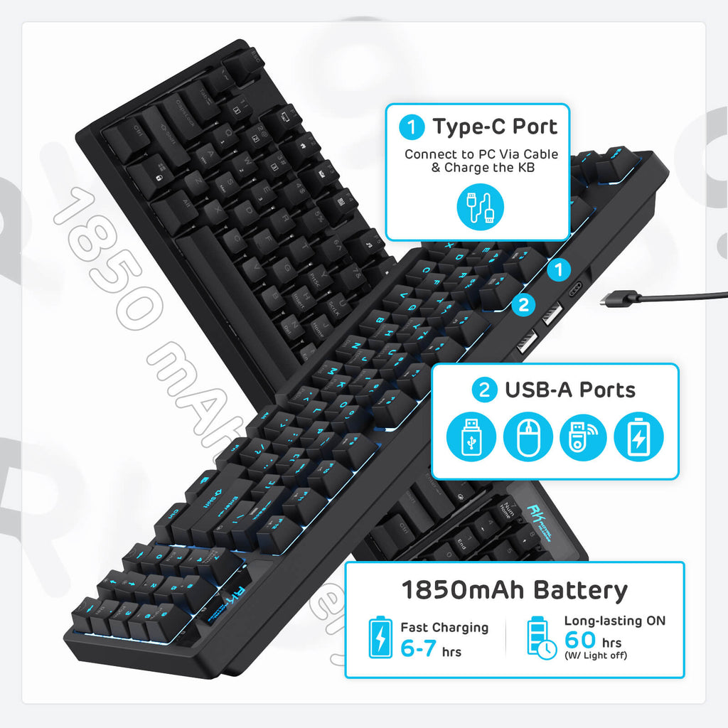 RK89 85% Wireless Mechanical Keyboard
