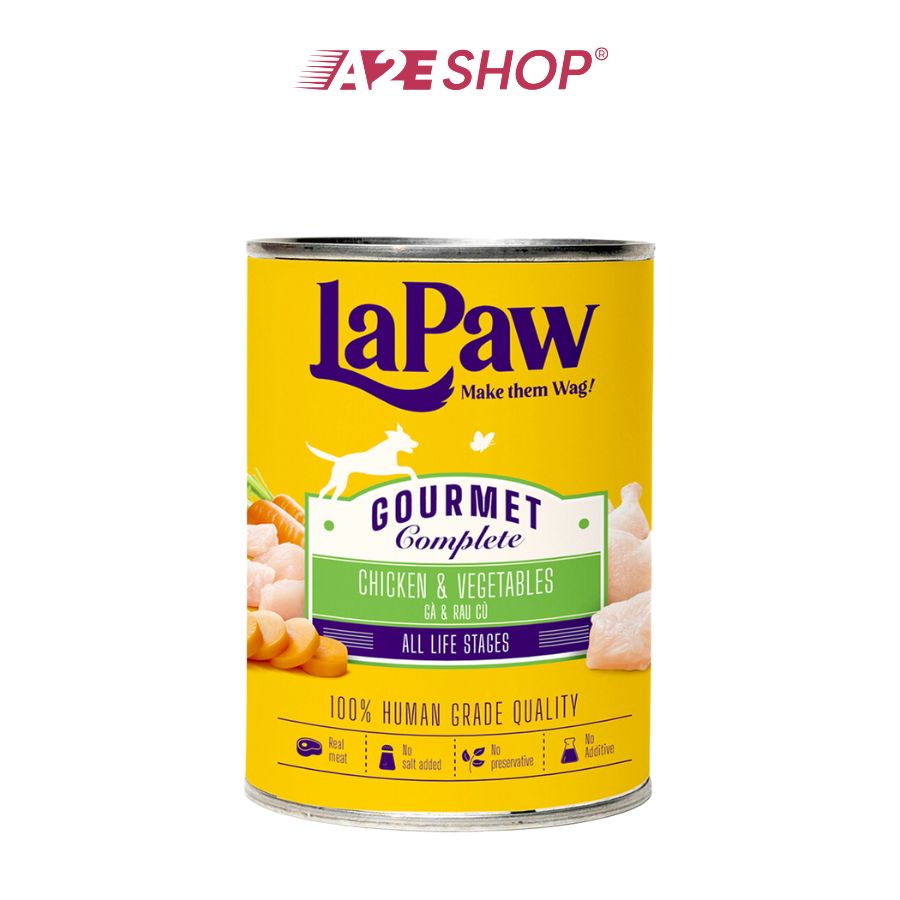 LaPaw Gourmet Completed Food Can for Dog (375g) - Lapaw