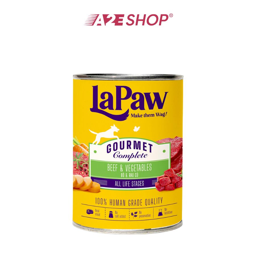 LaPaw Gourmet Completed Food Can for Dog (375g) - Lapaw