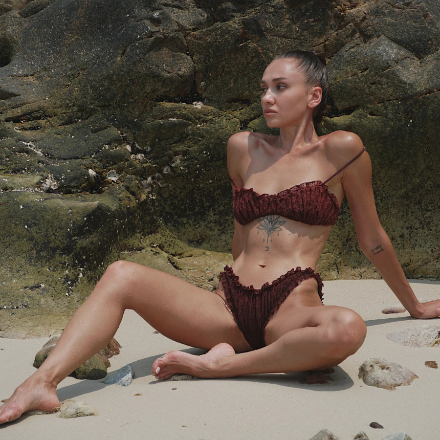 Alamea - Burgundy Bikini