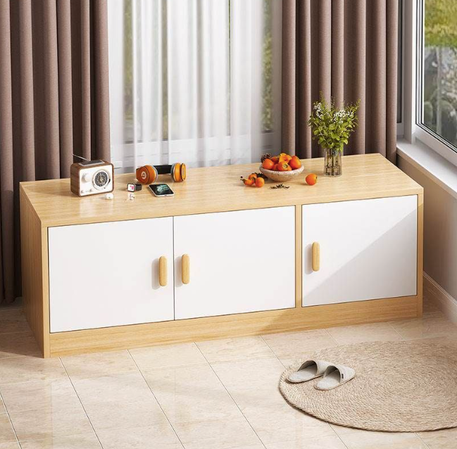3-Compartment Storage With Convenient Cabinet Doors