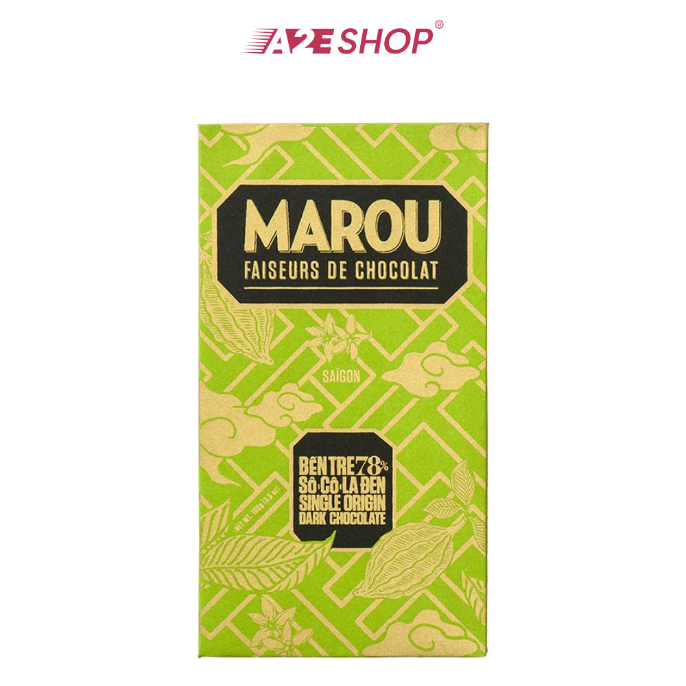 [MAISON MAROU] Bến Tre 78% Single Origin and Napolitan Version Chocolate