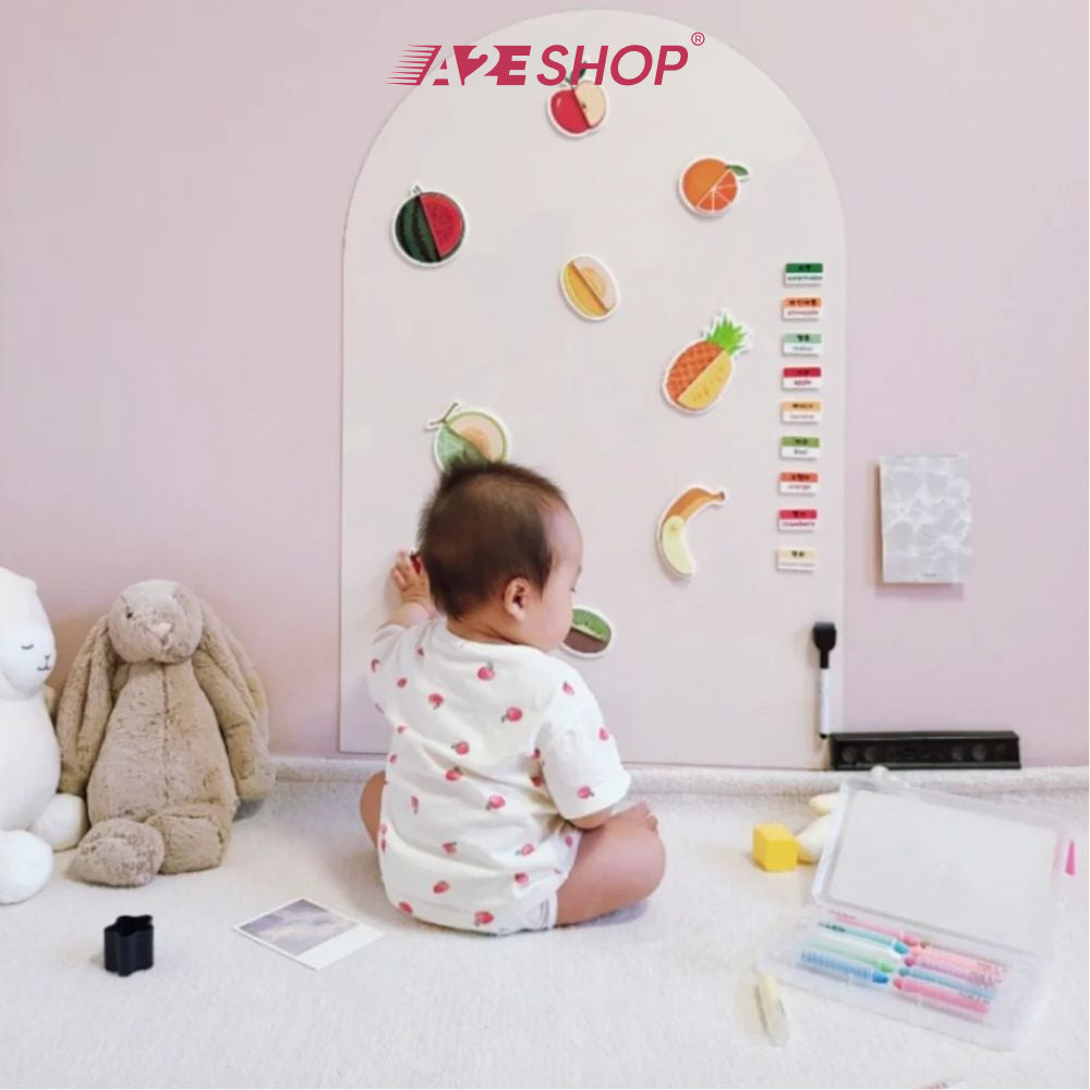 [KIROOM] Multi-functional Korean Wall Drawing Board for Children (60 x 90cm)