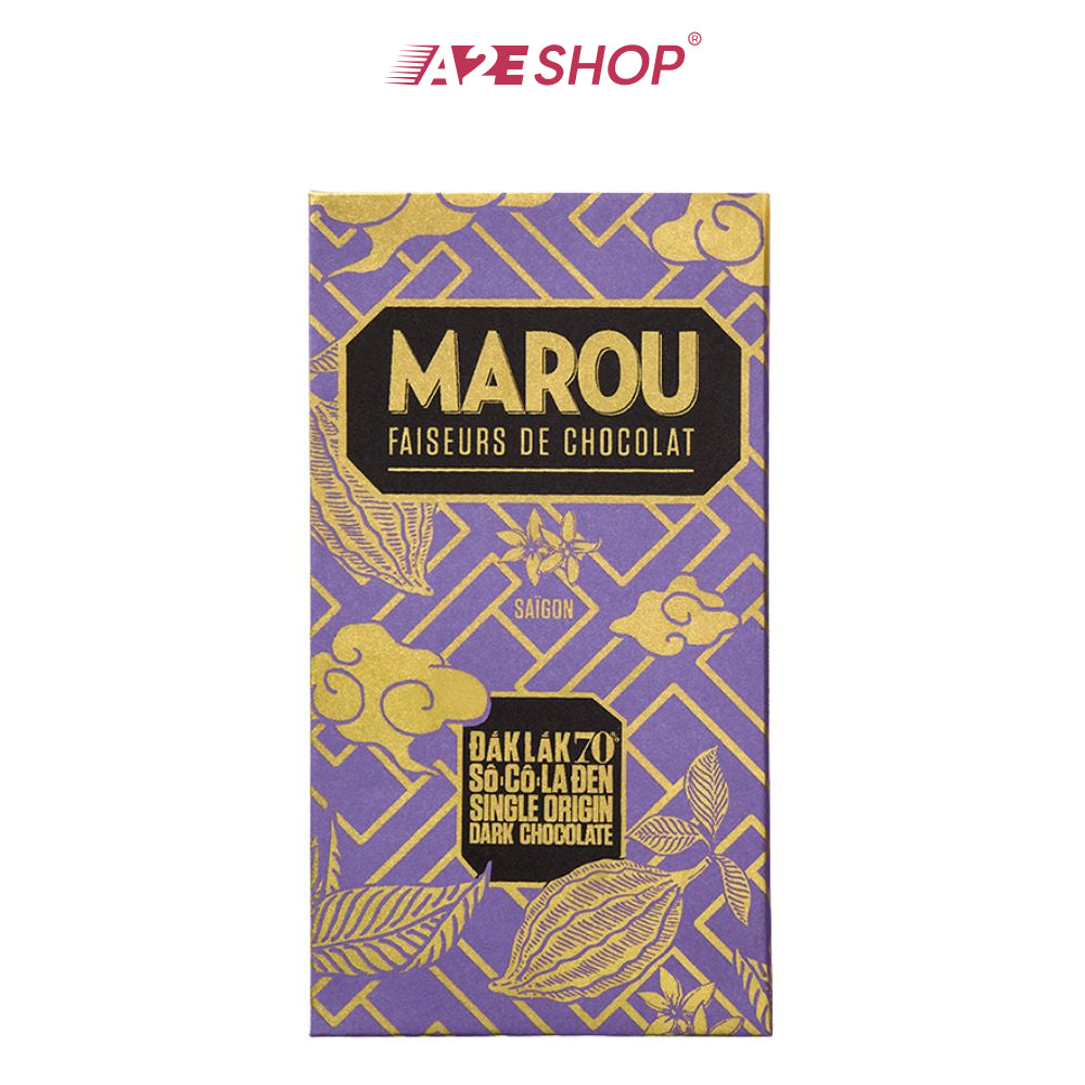 [MAISON MAROU] Đắc Lắk 70% Single Origin - 80g Chocolate