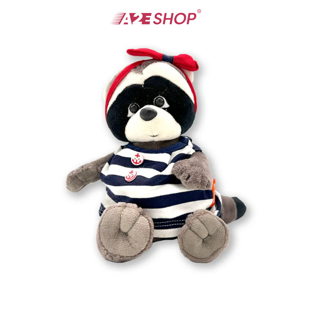 [ORANGE TOYS] Small gift for Kids - Blue Stripped Daisy Teddy Bear