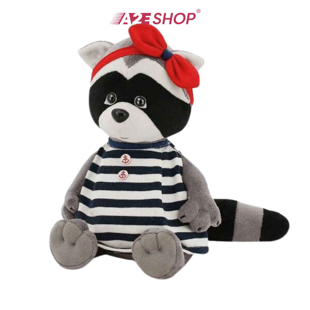 [ORANGE TOYS] Small gift for Kids - Blue Stripped Daisy Teddy Bear