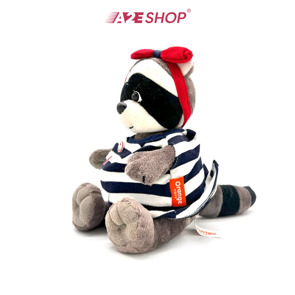 [ORANGE TOYS] Small gift for Kids - Blue Stripped Daisy Teddy Bear