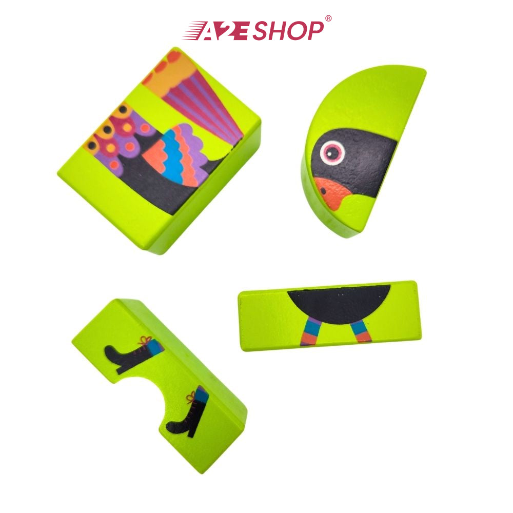 [OOPS] Easy Click 4-piece - Animal Shaped Magnetic Puzzle