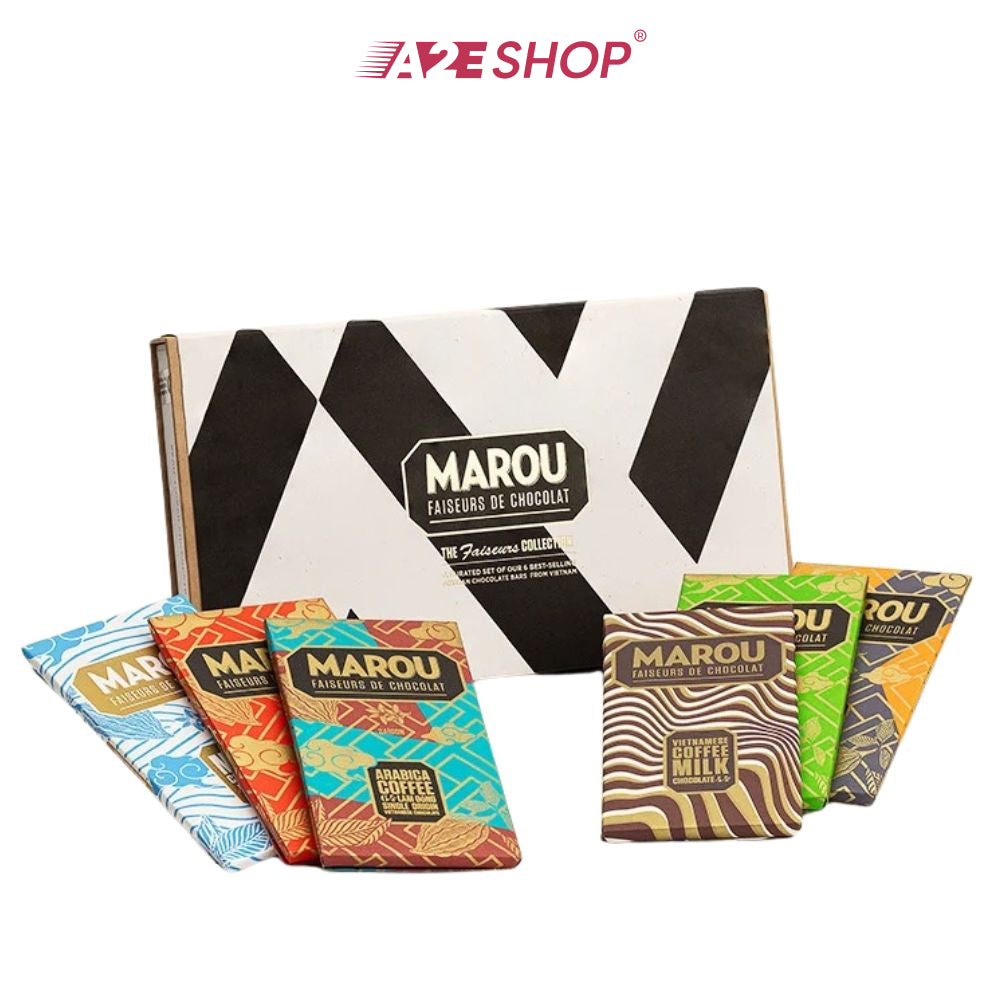 [MAISON MAROU] Gift Set 6x80g the Faiseurs Chocolate Collection