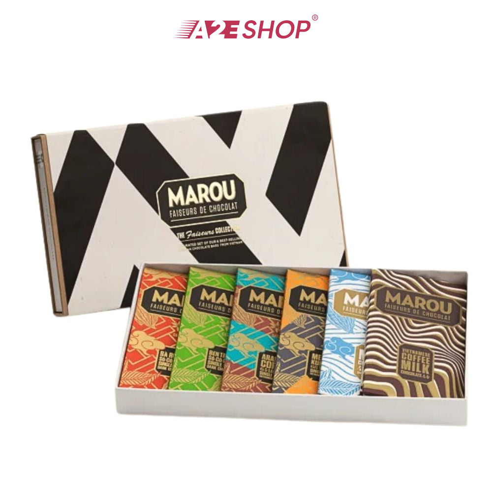 [MAISON MAROU] Gift Set 6x80g the Faiseurs Chocolate Collection