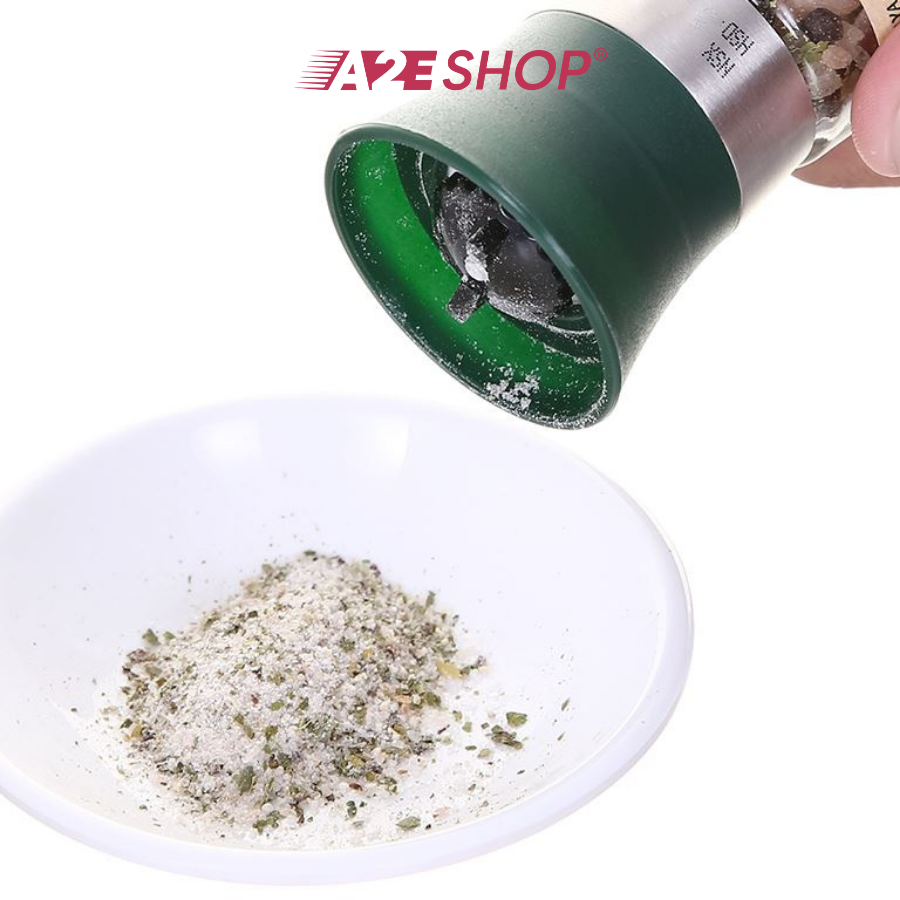 DHFoods Natural Himalayan Salt with Phu Quoc Black Pepper & Lime Leaf – Ceramic Grinder 70g