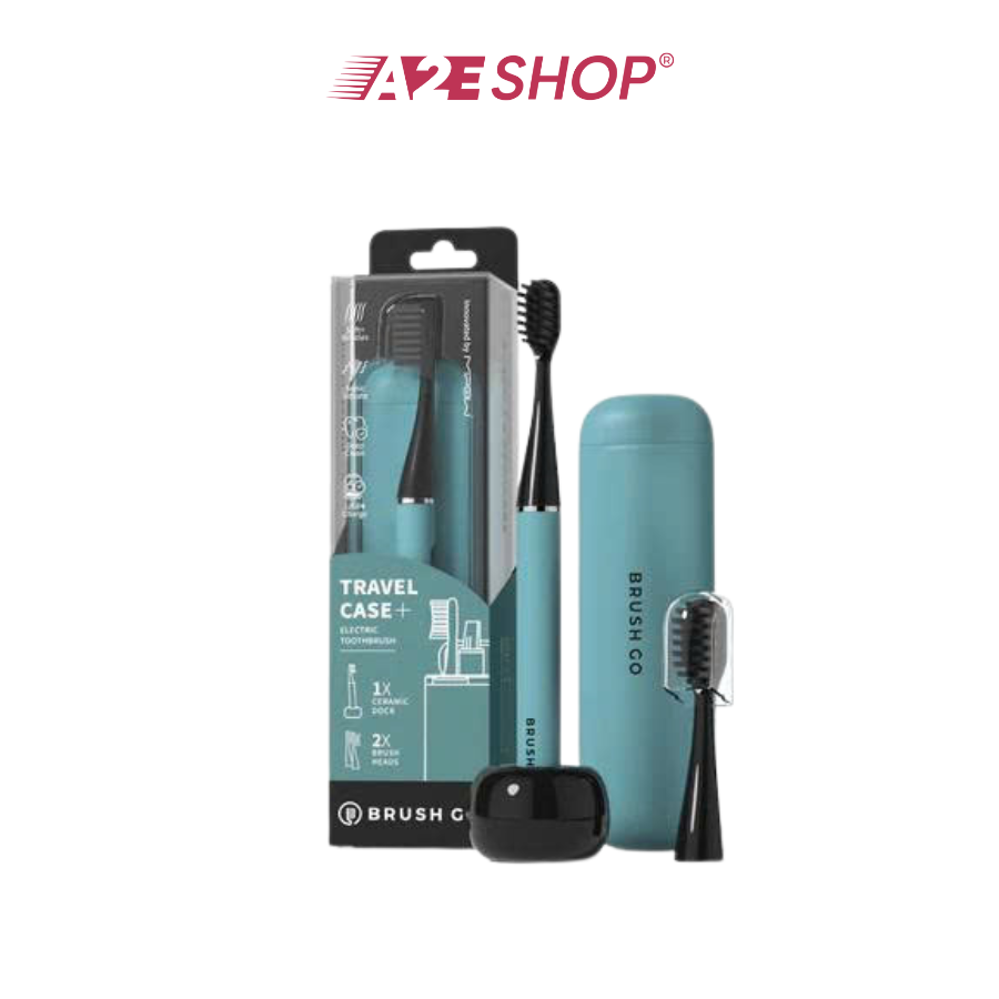 Mipow i4 Ultra Slim Travel Electric Toothbrush & Ceramic Holder - Compact & Portable for Travel