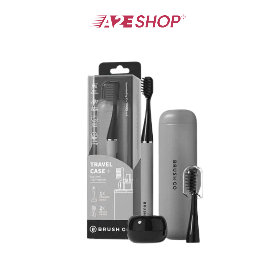 Mipow i4 Ultra Slim Travel Electric Toothbrush & Ceramic Holder - Compact & Portable for Travel