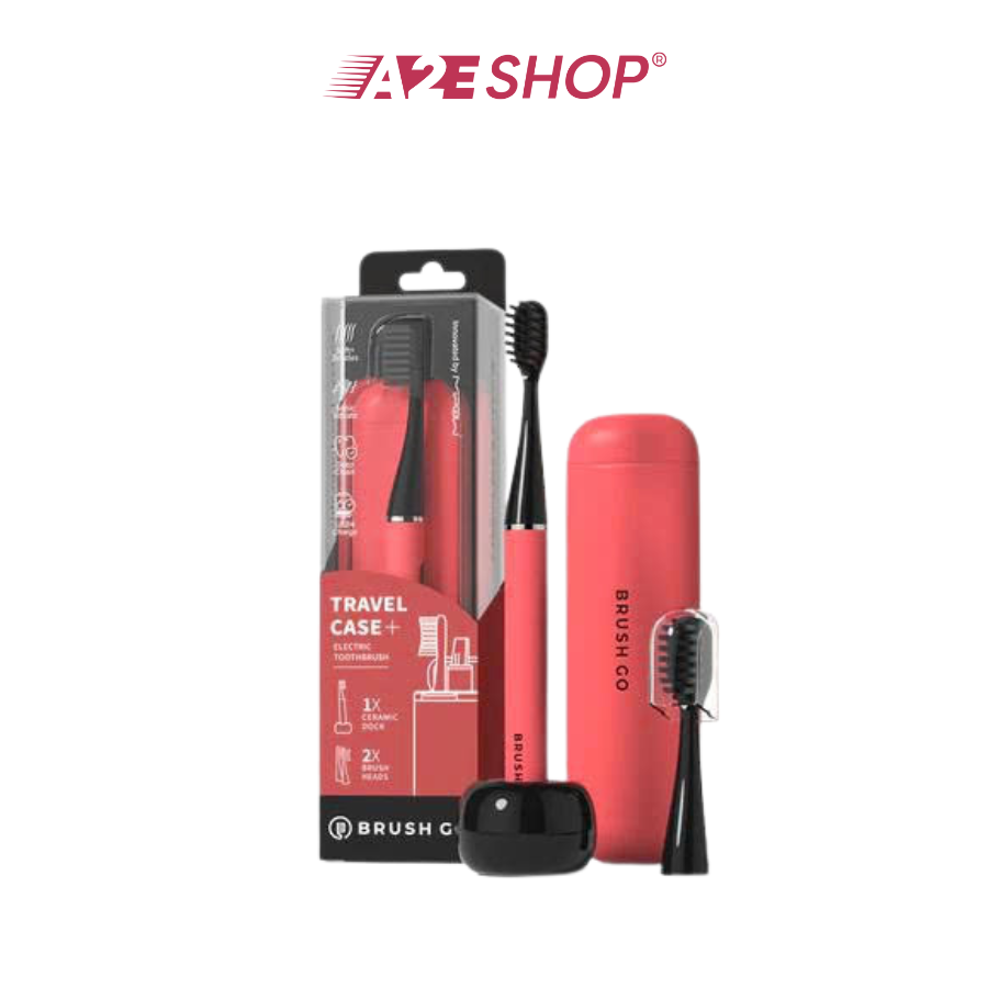 Mipow i4 Ultra Slim Travel Electric Toothbrush & Ceramic Holder - Compact & Portable for Travel