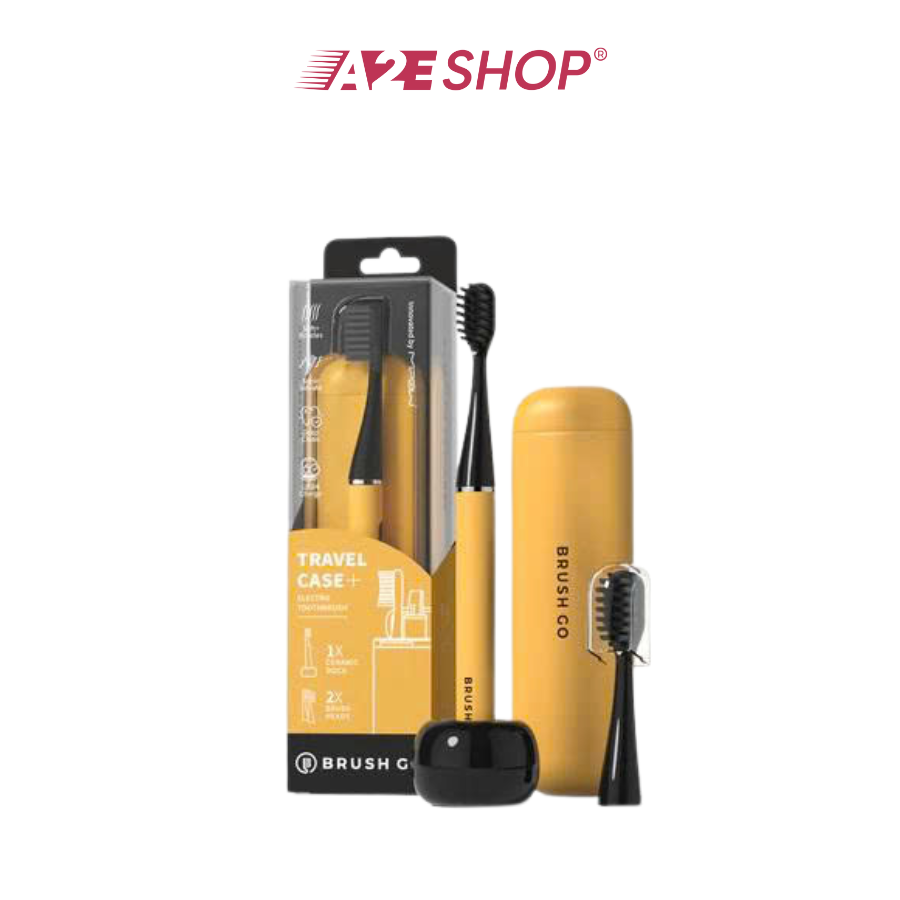 Mipow i4 Ultra Slim Travel Electric Toothbrush & Ceramic Holder - Compact & Portable for Travel