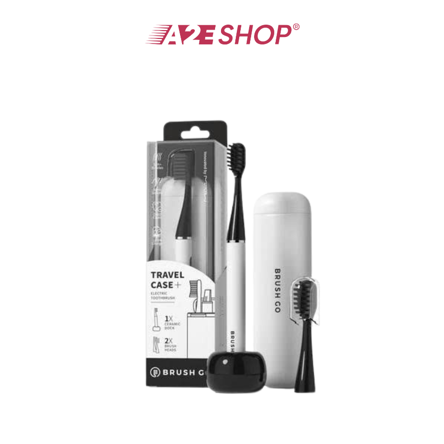 Mipow i4 Ultra Slim Travel Electric Toothbrush & Ceramic Holder - Compact & Portable for Travel