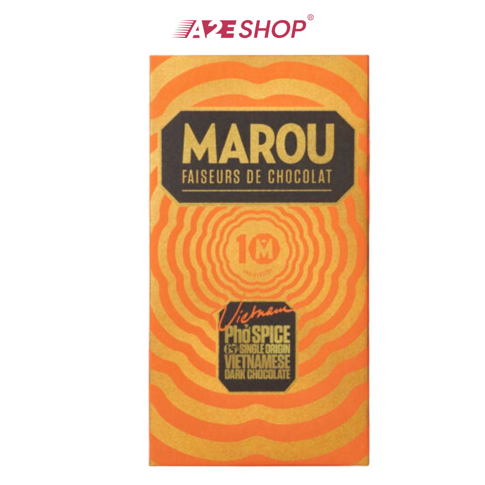 [MAISON MAROU] Phở Spice 65% – 10-year Anniversary Bar – 80g Chocolate