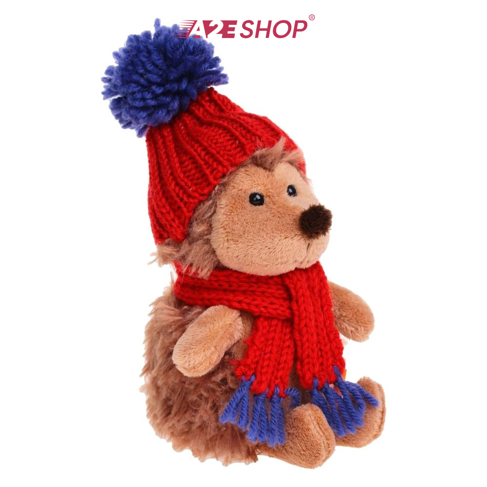 [ORANGE TOYS] Prickle the Hedgehog in Red Hats Soft Teddy Gift for Kids