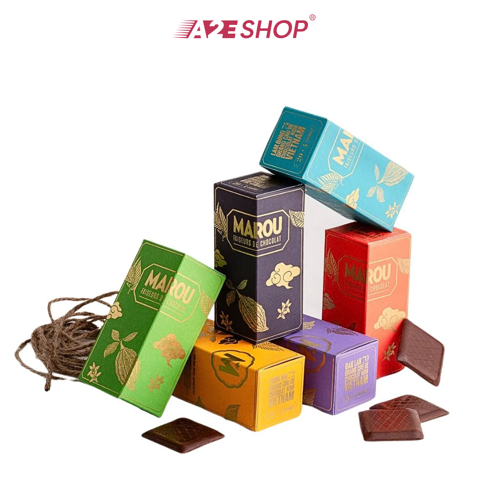 [MAISON MAROU] Set of 6 Napolitan (6x80g) Chocolate Boxes
