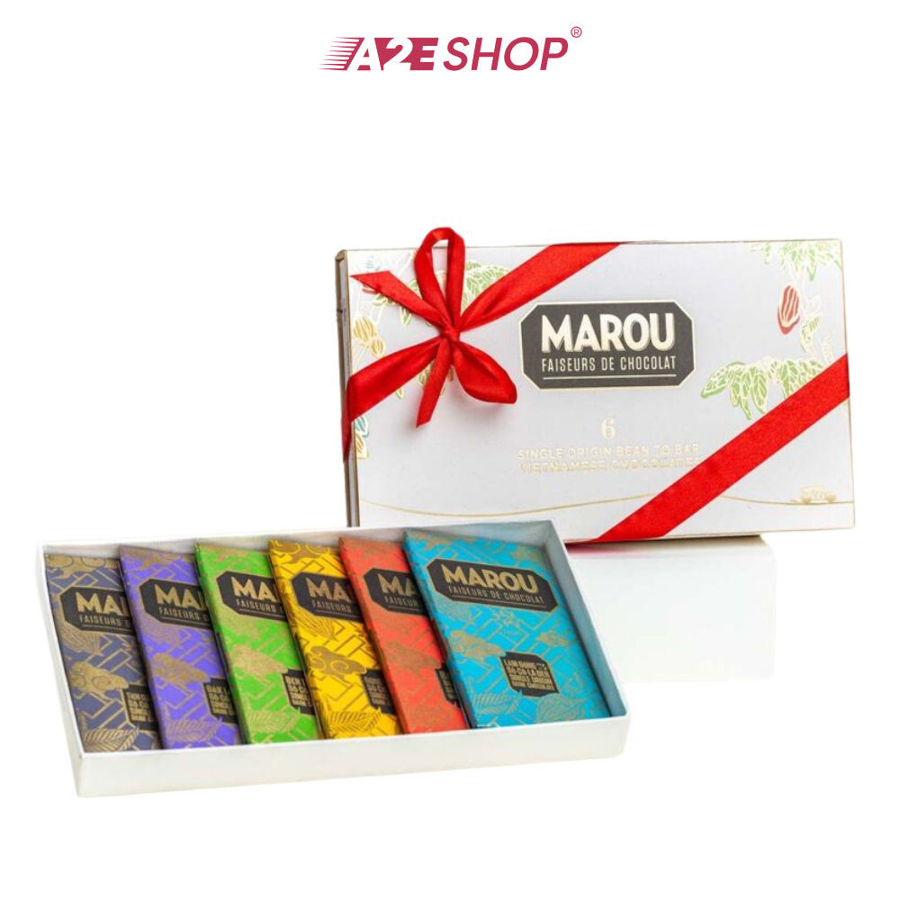 [MAISON MAROU] Single Origin Gift box 6x80g Chocolate