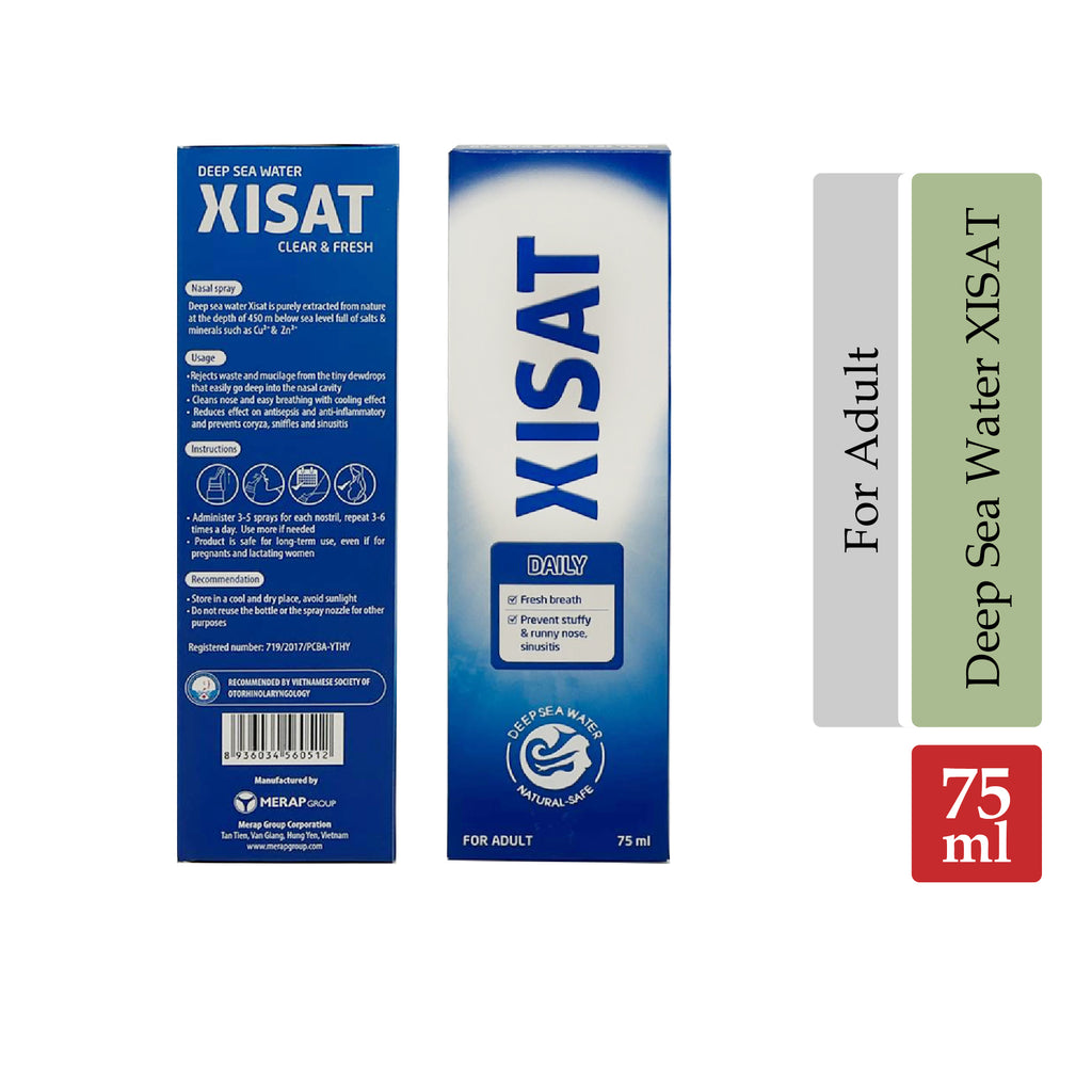 Nasal Spray for Adult - Deep Sea Water XISAT (75ml)
