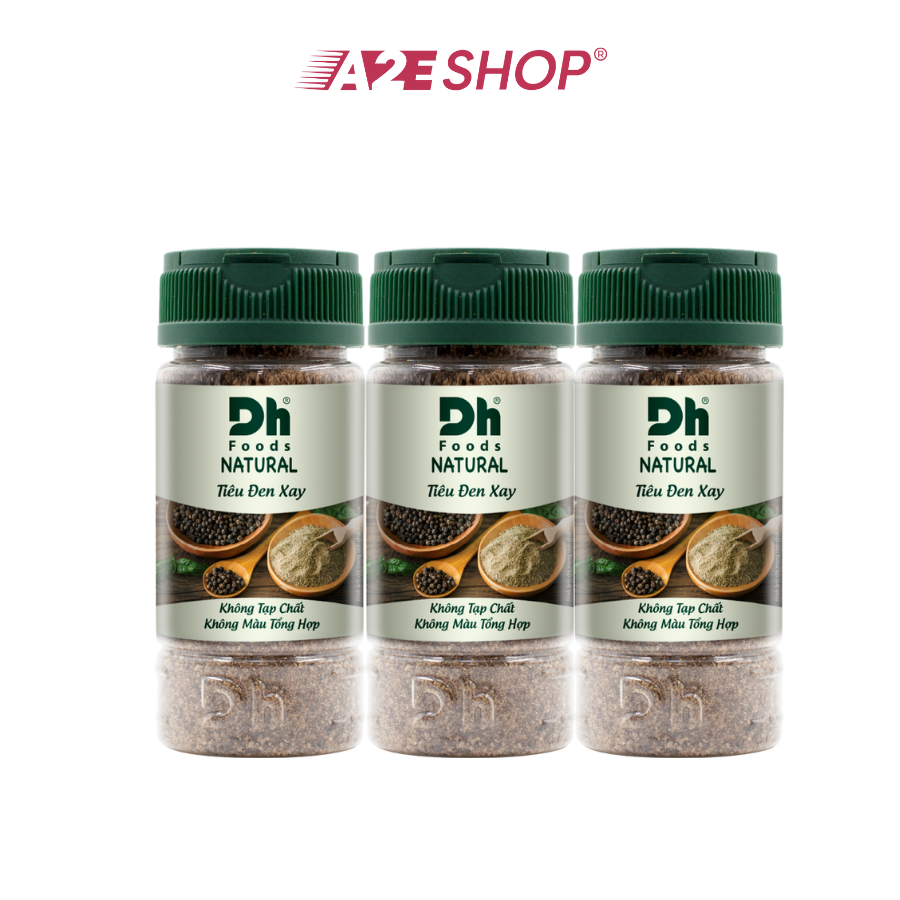 DHFoods Natural Ground Black Pepper – 80g