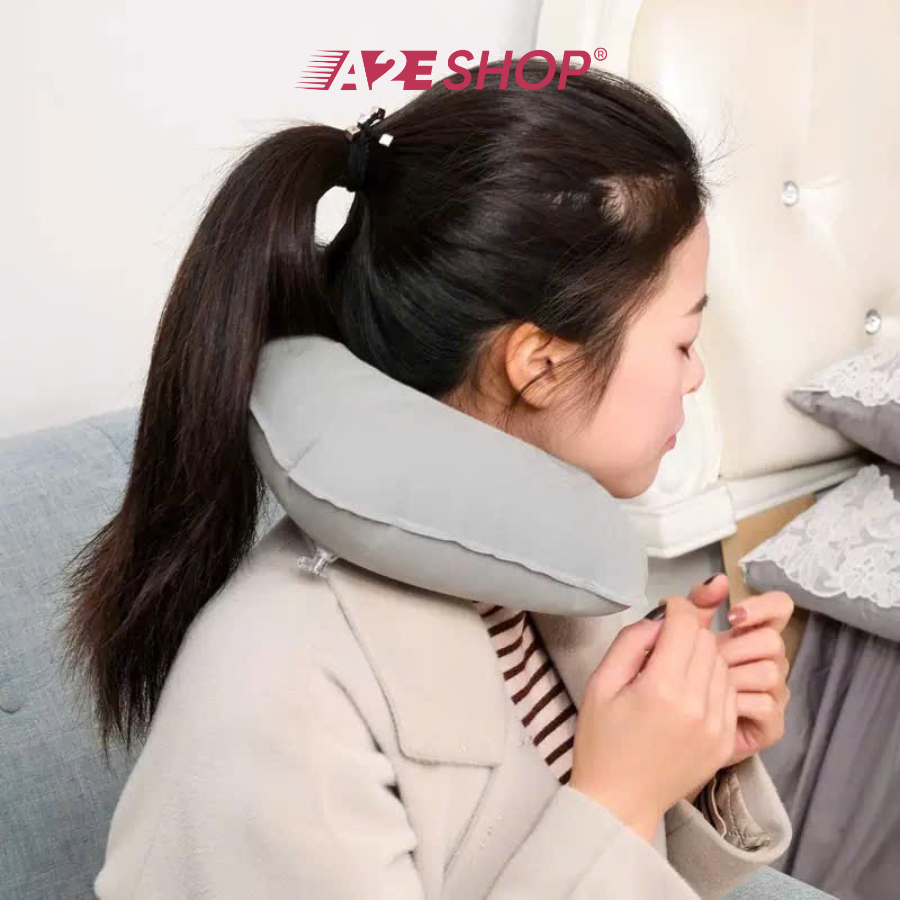 U-Shaped Neck Pillow – Travel, Office Nap, Car, or Plane Use, Relieves Neck & Shoulder Fatigue