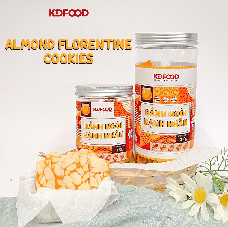 KDFOOD Almond Florentine Cookies